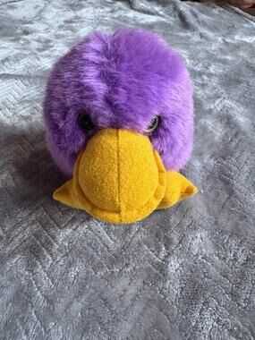 Puddles the purple platypus vintage Puffkins by Swibco super cute